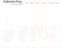 Tablet Screenshot of gabriela-frey.ch